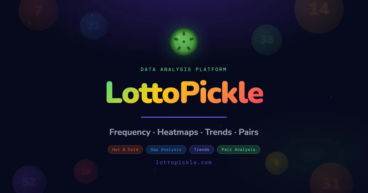 LottoPickle lottery analytics web app